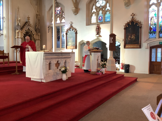 Mass at St.Joseph's Church