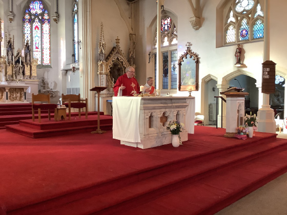 Mass at St.Joseph's Church