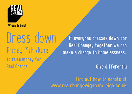Real Change Wigan and Leigh Charity Event