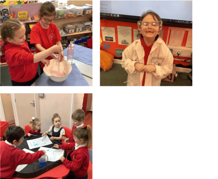 Picture of the children learning Science