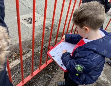 Picture of the children learning Geography 3