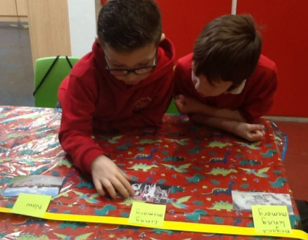 Picture of the children learning History 1