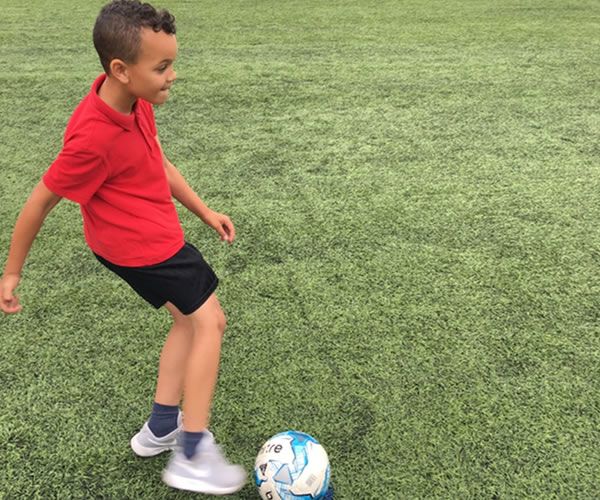 Picture of the children learning Physical Education 2