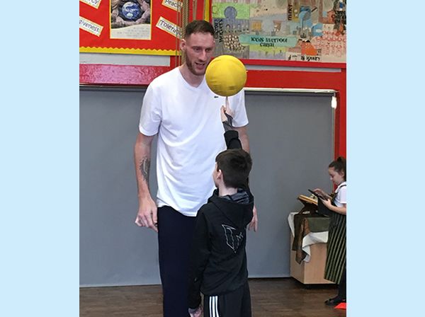 Tallest Basket Player visits XII Apostles February 2019 11